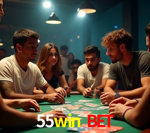 Interface moderna da plataforma 55win bet